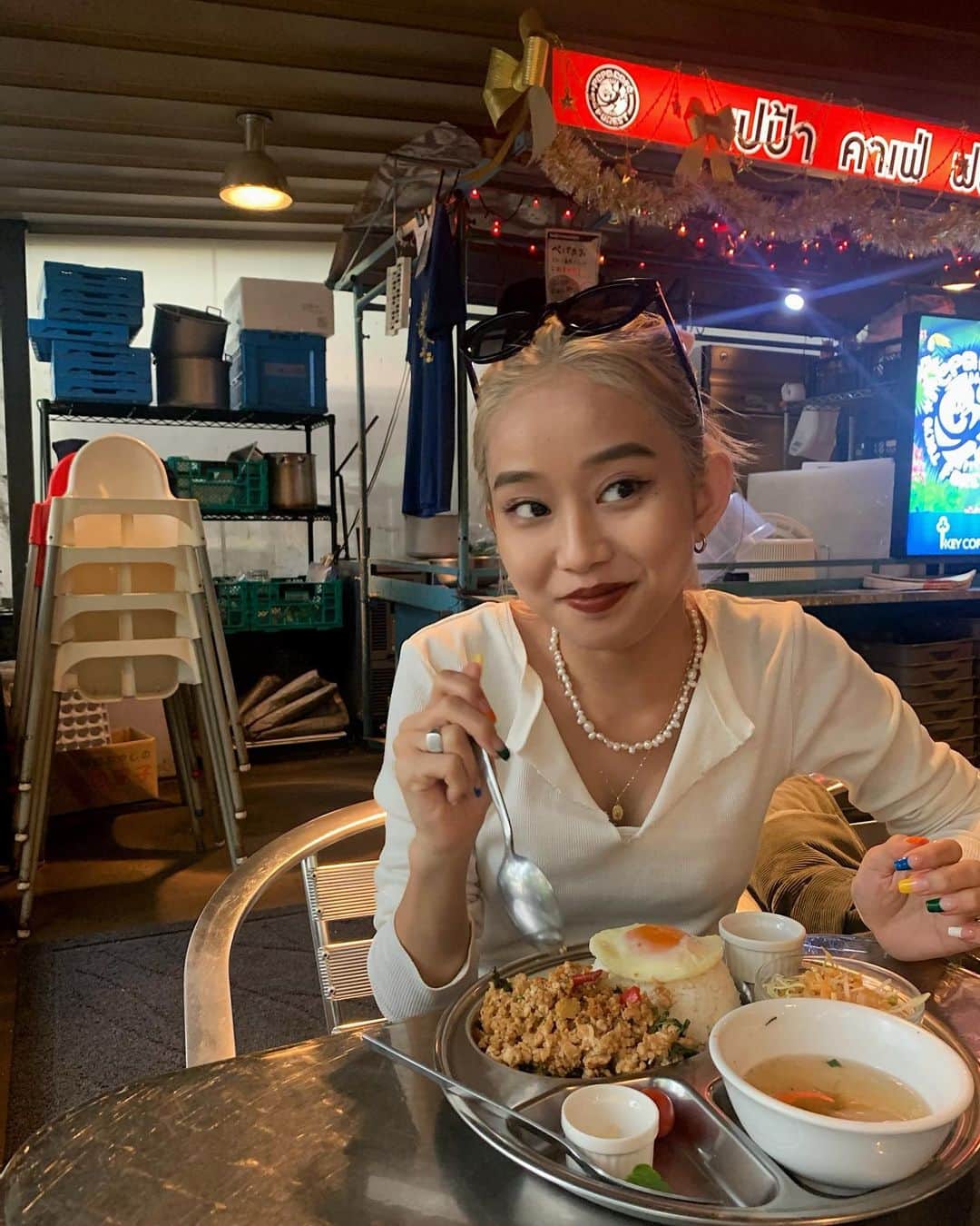 川本七海さんのインスタグラム写真 - (川本七海Instagram)「ガパオ美味しかった🥚」11月29日 23時12分 - namikawamoto