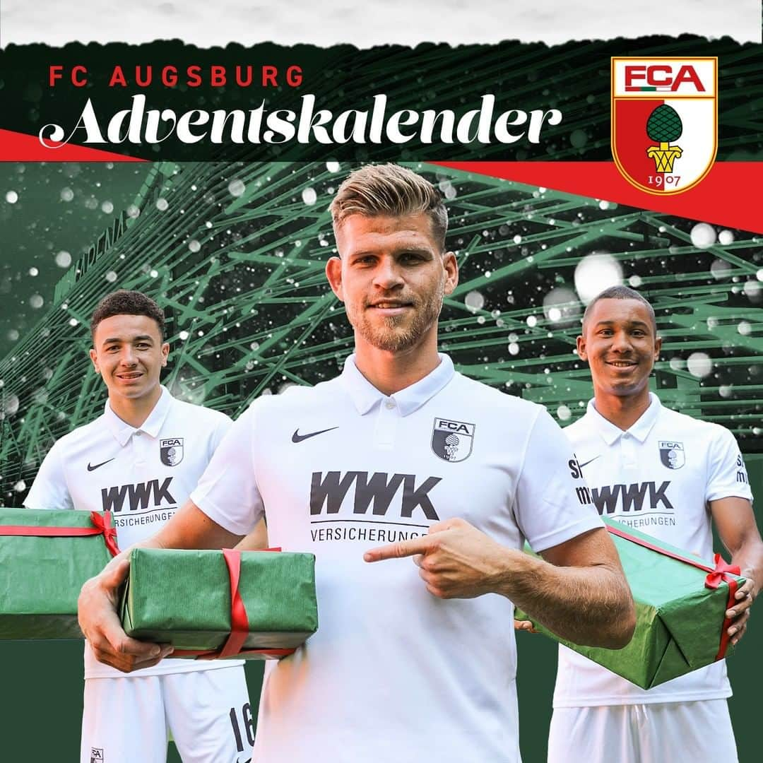 FCアウクスブルクさんのインスタグラム写真 - (FCアウクスブルクInstagram)「Es ist wieder soweit! 🎄 Ab Dienstag könnt Ihr jeden Tag ein Türchen im #FCA-Adventskalender öffnen und geile Preise abstauben. Über unsere Story oder die offizielle FCA-App findet Ihr täglich in die Türchen. Mitmachen lohnt sich! 🙌 #FCA1907 #fcaugsburg #Weihnachten #Geschenke」11月30日 1時01分 - fcaugsburg1907