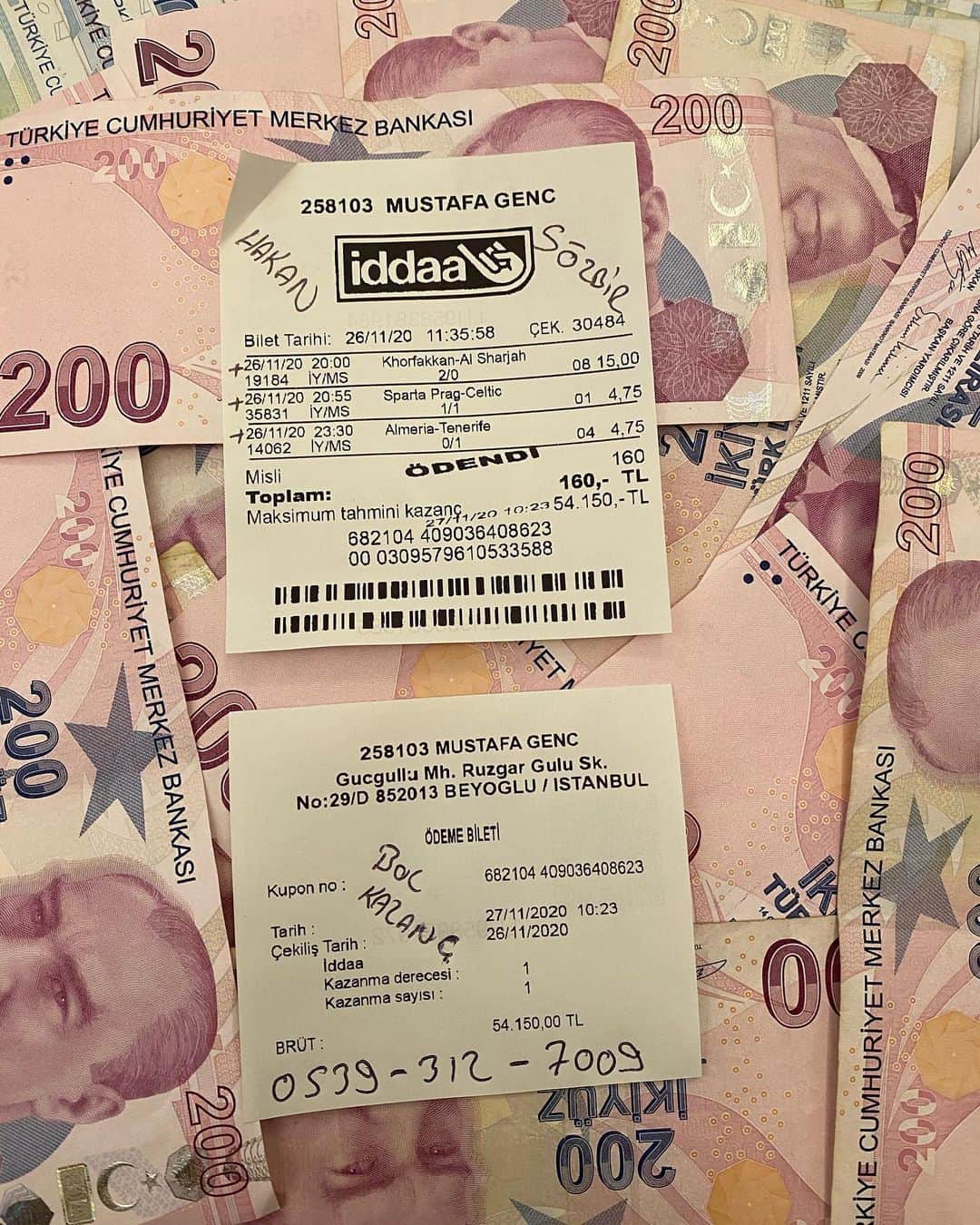 ピタちゃんのインスタグラム：「★ İletişim : 📞 - 0539 312 7009- 📞 🏆 Hakan SÖZBİR 💯🏆  ★ Kuponumuz Her Zamanki Gibi Başarı İle Sonuçlanmıştır👏 ★ Oynayıp bizimle birlikte kazanan arkadaşları tebrik ediyorum🤝 ★ NE VERİRSEK GELİYOR , SAYEMİZDE HERKES KAZANMAYA DEVAM EDİYOR💸 ★ Maçlarımıza güven % 100 dür !💯 ★ Hiçbir şekilde en ufak yatma ihtimali bile vermiyoruz ! ❌ ★ Ama olası bir aksilikte TELAFİ ve İADEMİZ mevcuttur tabi bu aksilik İMKANSIZ‼️ ★Hakan SÖZBİR VARSA KAYBETMEK YOK.!」