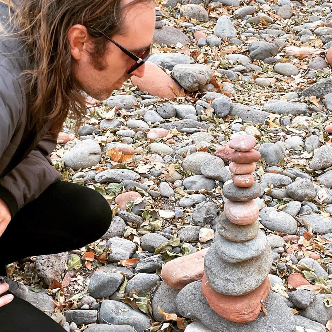 A Place to Bury Strangersのインスタグラム：「In deep contemplation.  #wizardtower #vortex」