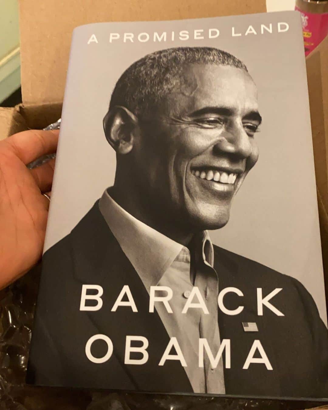 エリカ・キャンベルさんのインスタグラム写真 - (エリカ・キャンベルInstagram)「Look what I just got in the mail!!!! OMG @barackobama I can’t wait to read this one! #44 #PresidentObama #apromisedland」11月30日 6時05分 - imericacampbell