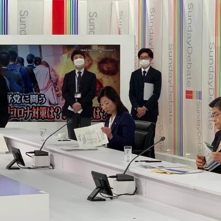 野田聖子さんのインスタグラム写真 - (野田聖子Instagram)「NHKの日曜討論に出演し、新型コロナ対策などについて各党代表の皆さんと意見を交わさせていただきました。」11月30日 8時48分 - seiko.noda
