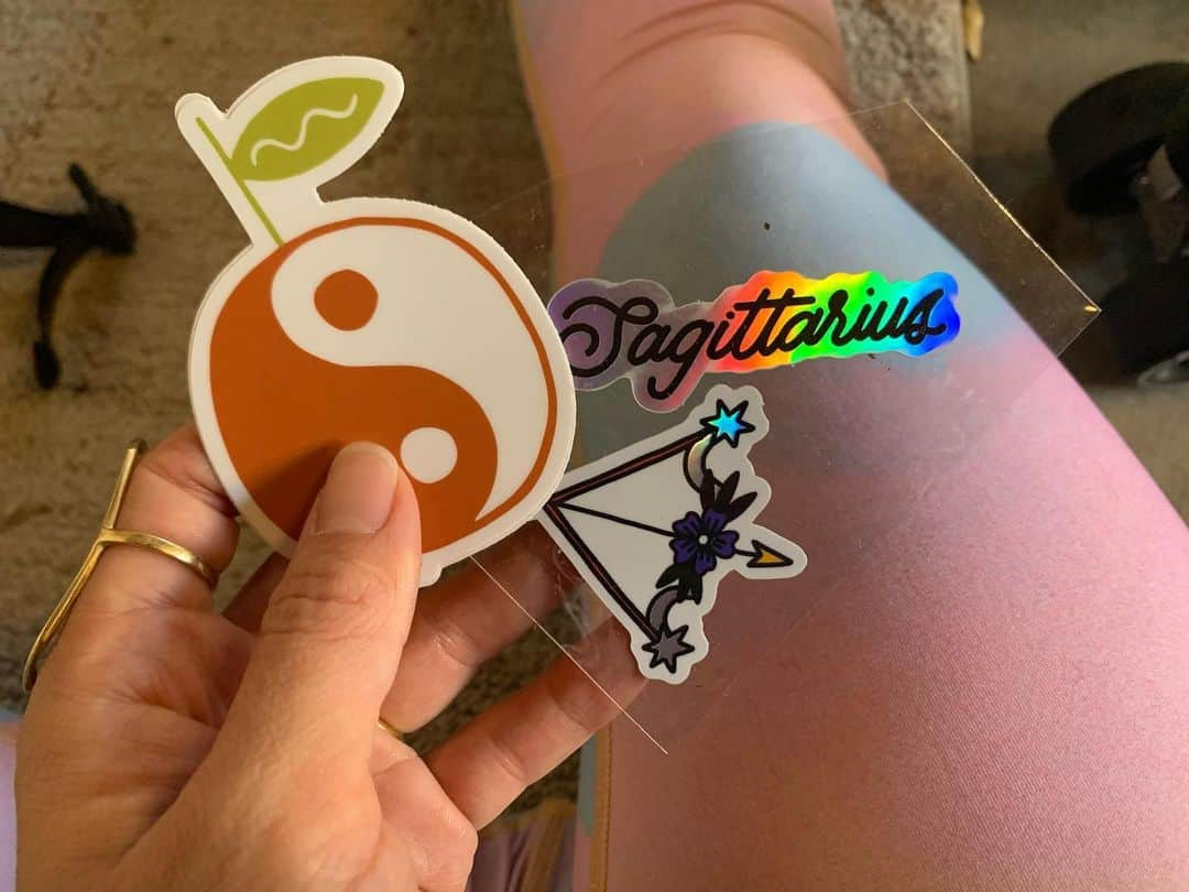 OLIVIAのインスタグラム：「Cutest stickers from @paperpleaseshop 😍 I put them on my roller skating helmet. @s1helmets 💘💘💘💘💘 Support small businesses this season! Check out => @paperpleaseshop for gifts.」