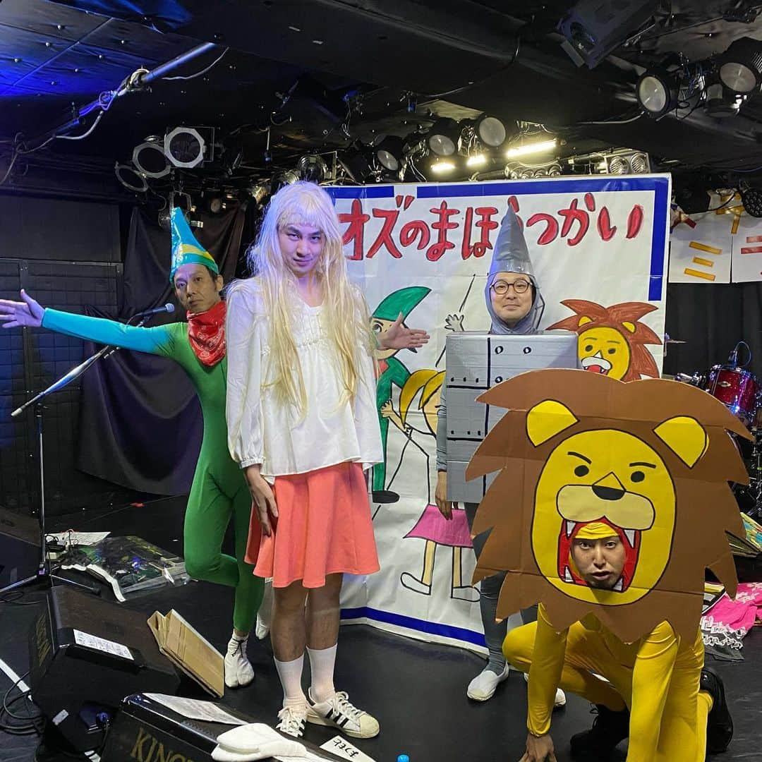 まさやんさんのインスタグラム写真 - (まさやんInstagram)「2020.11.29 岡山CRAZYMAMA KINGDOM 『四星球”もっと”メディカルミラクルワンマンツアー 「おとぎの国の四星球」』 #ブリキの木こり #四星球小道具図鑑」11月30日 12時20分 - masayuki_web