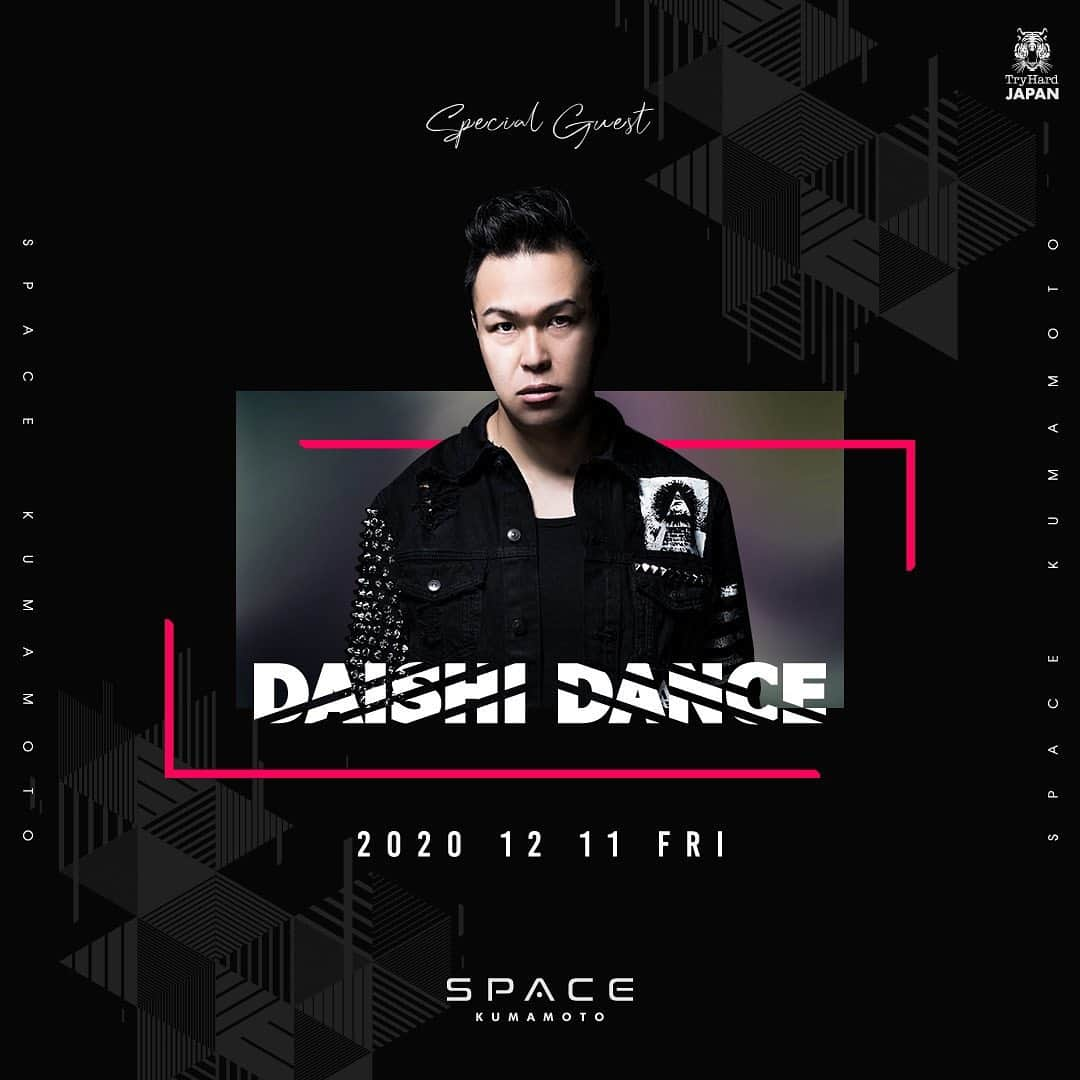 DAISHI DANCEさんのインスタグラム写真 - (DAISHI DANCEInstagram)「【12/11FRI熊本】 @spacekumamoto #熊本 プレオープンパーティ 19:00〜24:00の営業時間になります。 またPLAY時間決まったら追記します。 久々の熊本よろしくお願いします‼︎」11月30日 22時12分 - daishidance666