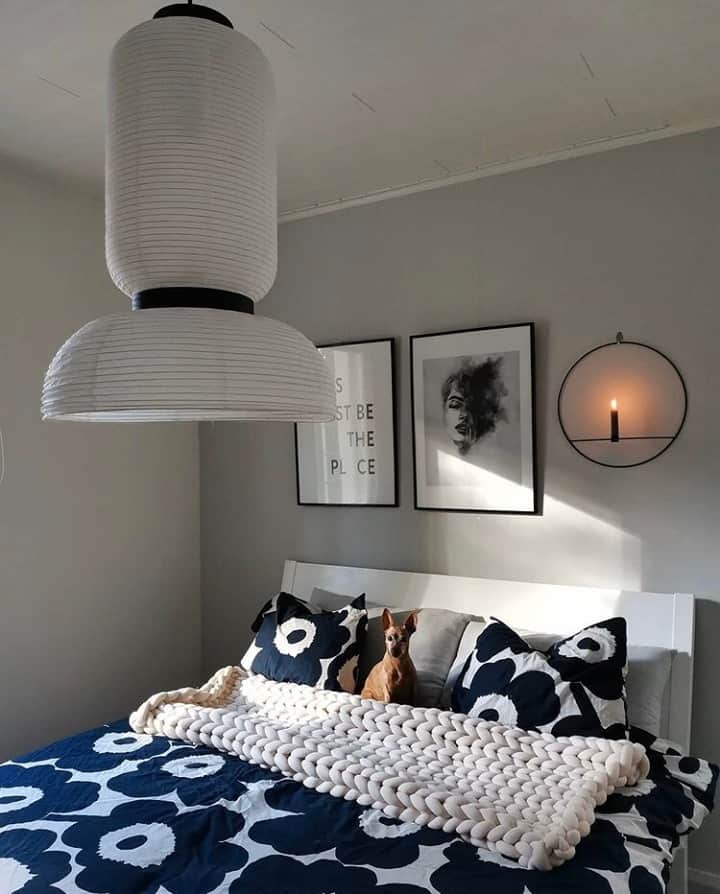 マリメッコのインスタグラム：「We spend a significant part of our lives in bed, so it only makes sense to give a little extra thought to the bedding we choose. Our bedding collection at marimekko.com features everything from vibrant floral prints to calming geometric shapes. What's the pattern of your dreams?⠀⠀⠀⠀⠀⠀⠀⠀⠀ ⠀⠀⠀⠀⠀⠀⠀⠀⠀ The beautiful image by: @talouutelassa⠀⠀⠀⠀⠀⠀⠀⠀⠀  #marimekko」
