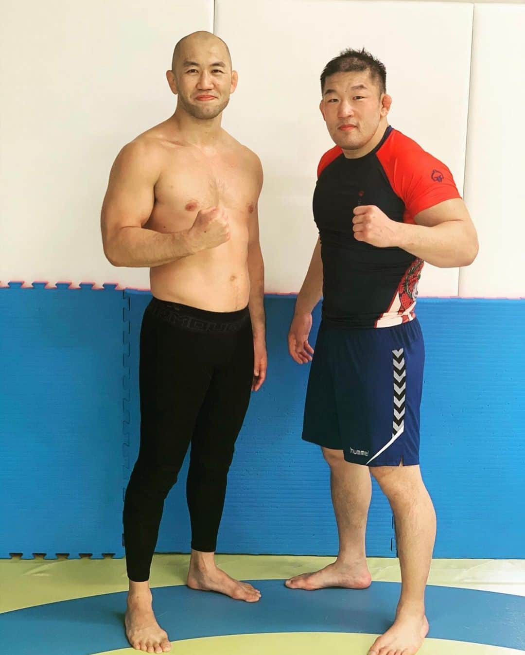 石井慧のインスタグラム：「I had training with former UFC title contender @_yushin_okami_  It was glad to see you again  @ground_game  #mma #onefc #ufc #aca #submissionunderground #bjj #grappling #sambo #judo #wrestling #tokyo #japan」