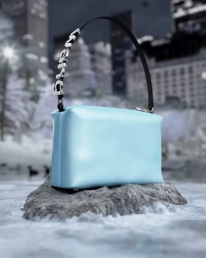 アレキサンダー・ワンのインスタグラム：「Holiday forecast: ice storm.  This holiday season, the Heiress Bag will run this town.  #HeiressAndTheCity by @sucukundbratwurst. Now playing.」