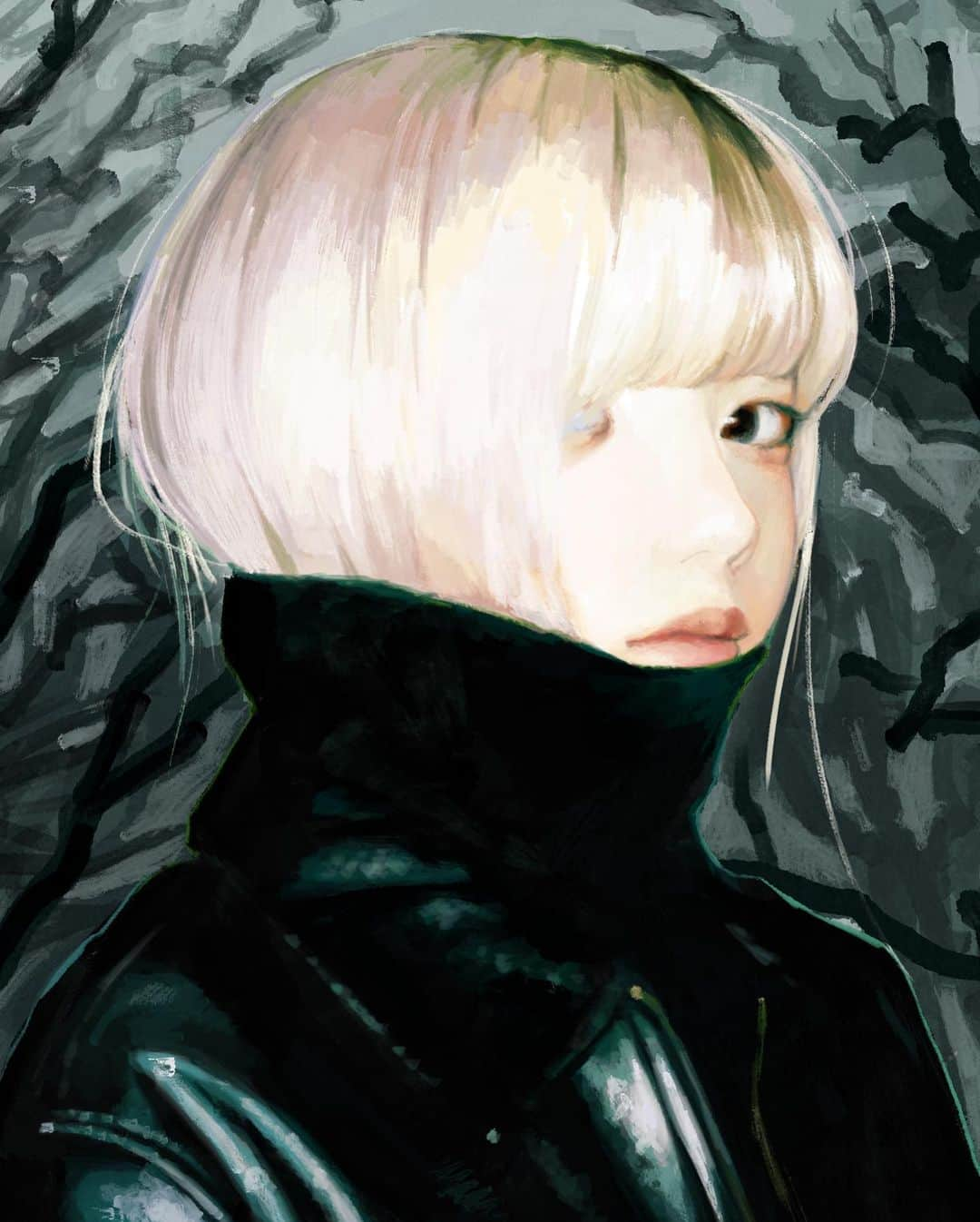 雪下まゆさんのインスタグラム写真 - (雪下まゆInstagram)「. 『illustration』公式Webサイトにて、 「Adobe Fresco」を使った作品制作のメイキング動画、 インタビューが公開されました。 皆様是非ご覧ください。  夜の森の、静寂と生命の激しさ、そして死について。  https://illustration-mag.jp/interview/yukishita_fresco  #雪下まゆ #AdobeFresco #adobe」11月30日 23時08分 - mayuyukishita