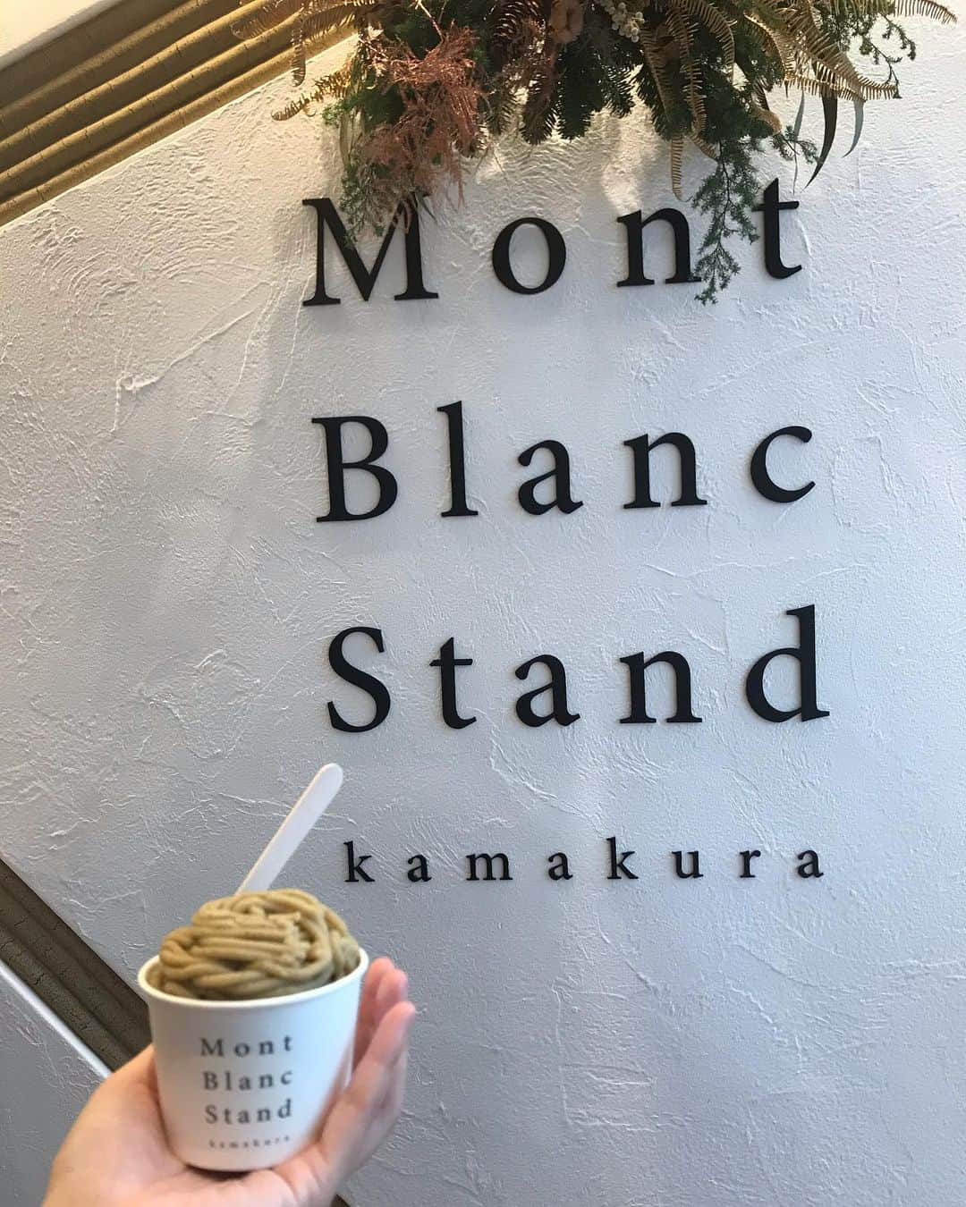 堀優衣さんのインスタグラム写真 - (堀優衣Instagram)「賞味期限2時間のモンブラン♪ #鎌倉 #montblanc」11月30日 16時34分 - yuiyui_1012