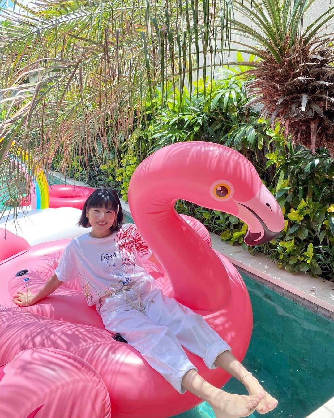 仲川遥香さんのインスタグラム写真 - (仲川遥香Instagram)「Bali🦩  #indonesia #bali #holiday #Flamingo #pool #harukanakagawa #インドネシア #バリ島 #フラミンゴ #プール #仲川遥香」11月30日 16時42分 - haruuuu_chan