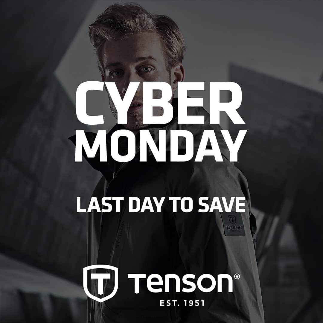 テンソンのインスタグラム：「📺 💥 Cyber Monday - Last chance to save💥 📺 ⁠ ⁠ Today is the last day to get 30% across our entire website. Take this opportunity to save on our entire collection! ❤️ ⁠ ⁠ Visit tenson.com for your Cyber Monday deals.⁠ #tenson1951 #theswedishoutdoorbrand #awayofliving」
