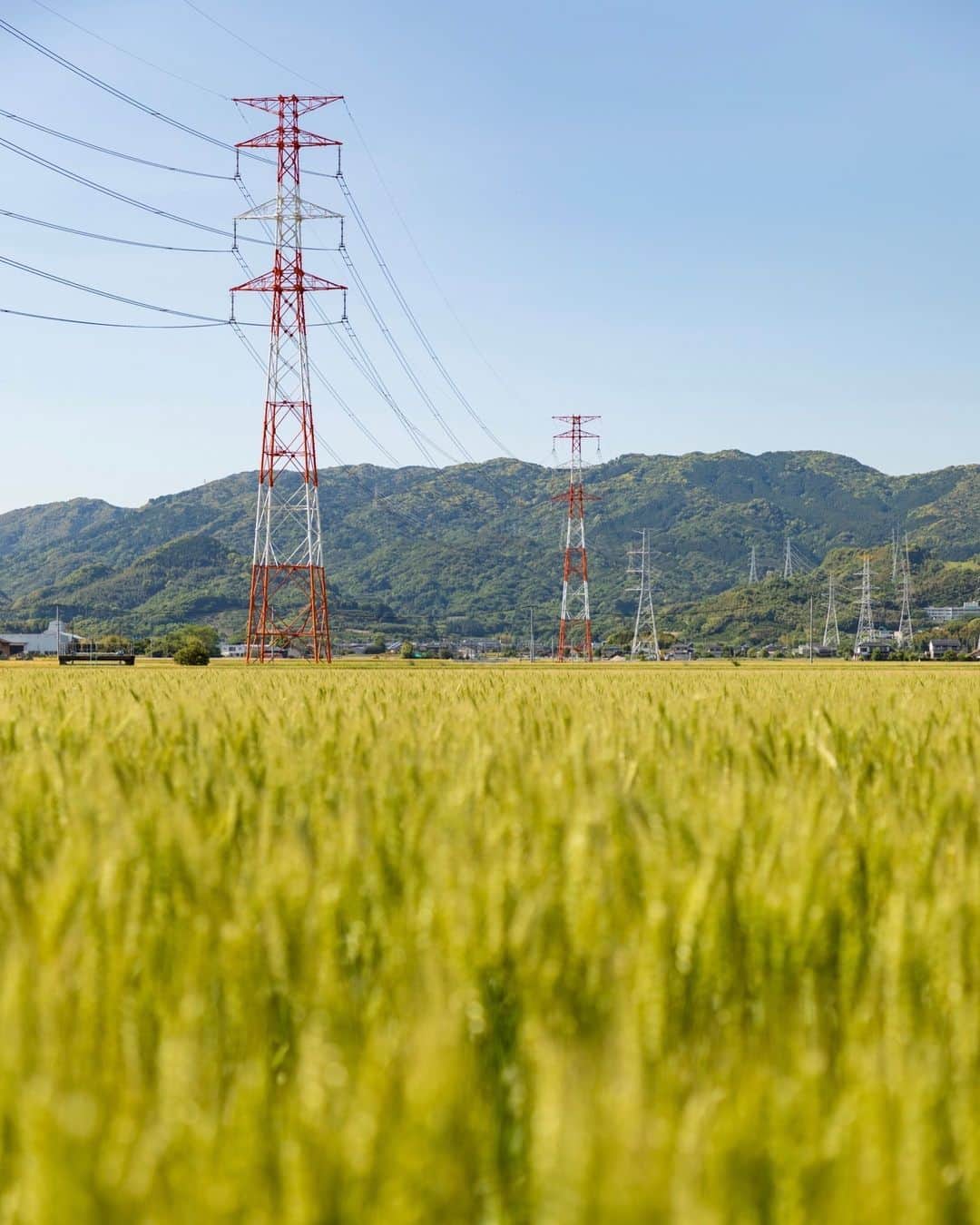 九州電力さんのインスタグラム写真 - (九州電力Instagram)「九州全域を強固に結ぶ送電線🤝⁣ .⁣ 九州初の50万Ｖ送電線として1973年に竣工した佐賀幹線⚡⁣ 困難な工事が続いたものの、送電マンの情熱と、延べ30万人にものぼる多くの関係者の努力により建設された鉄塔からは、当時のロマンが感じられそうです🗼⁣ .⁣ 鉄塔のある佐賀平野周辺のおすすめスポット☝✨⁣ 吉野ヶ里歴史公園で、「邪馬台国」の時代を体験してみてはいかがでしょうか✎⁣ 勾玉づくりや火おこし体験など、様々な体験をすることができますよ✨⁣ .⁣ 📍佐賀平野の鉄塔(佐賀県)⁣ .⁣ 気兼ねなくお出かけできる日が来るまで、お届けする九州の風景が、皆さまの元気や癒しになれば幸いです🍀⁣ 九電グループでは、「あしたプロジェクト～あしたを、しんじて、たすけあおう～」を展開しています。詳しくは、HPをご覧ください✨⁣ .⁣  #九電 #kyuden #九州の灯り #九州ぐらむ #広がり同盟 #九州旅行 #九州 #九州愛 #kyushu #佐賀 #saga #さが #佐賀市 #佐賀カメラ部 #saga_camera #鉄塔 #鉄塔のある風景 #鉄塔の会 #鉄塔倶楽部 #鉄塔部 #鉄塔マニア #鉄塔と空 #鉄塔好きな人と繋がりたい#送電線 #送電線鉄塔 #送電線好き #steeltower #steeltower_artistic #tripgramjp #あしたプロジェクト」11月30日 17時01分 - kyuden_official