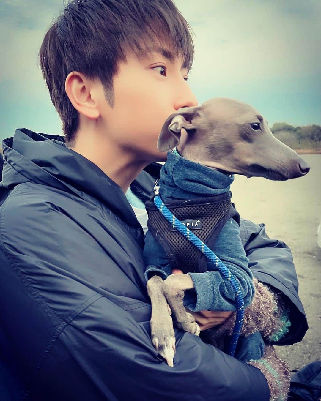 與真司郎さんのインスタグラム写真 - (與真司郎Instagram)「Do we look alike??haha🐶」11月30日 17時42分 - shinjiroatae1126