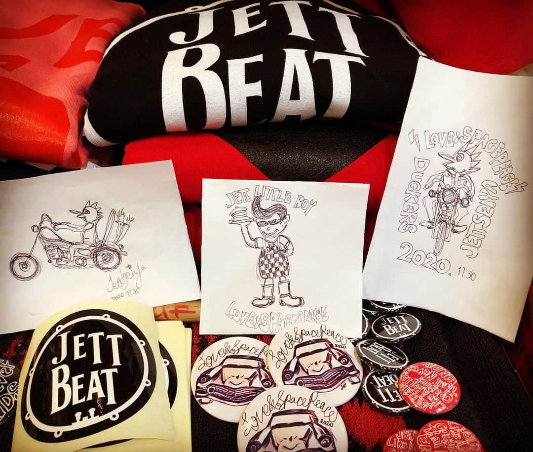 ジェットセイヤさんのインスタグラム写真 - (ジェットセイヤInstagram)「DUCKERS🏍 & JETT LITTLE BOY!!🥞登場！ @tools_infinity #lvasp #DUCKERS #jettlettleboy #jettbeat」11月30日 17時44分 - jett_seiya_lvasp