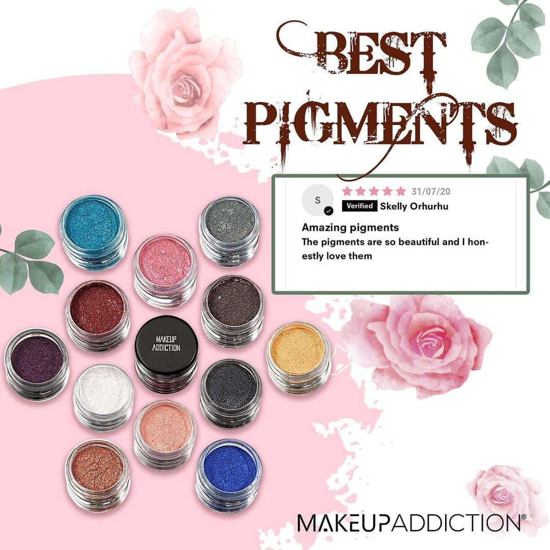 Makeup Addiction Cosmeticsさんのインスタグラム写真 - (Makeup Addiction CosmeticsInstagram)「The best pigments around. Check the reviews on our website. ⭐️  About Makeup Addiction Pigments  ⭐️ Finely milled and highly pigmented. ⭐️ Cruelty-free and are never tested on animals. ⭐️ Talc and paraben free. ⭐️ Pigment weight is 2g/ 0.07 oz  What’s your favourite pigment?  #makeupaddictioncosmetics #makeupaddiction #pigments #loosepigments #indiebrand #indiebrands #indiebeauty #blackowned #blackownedbusinesses」11月30日 18時12分 - makeupaddictioncosmetics