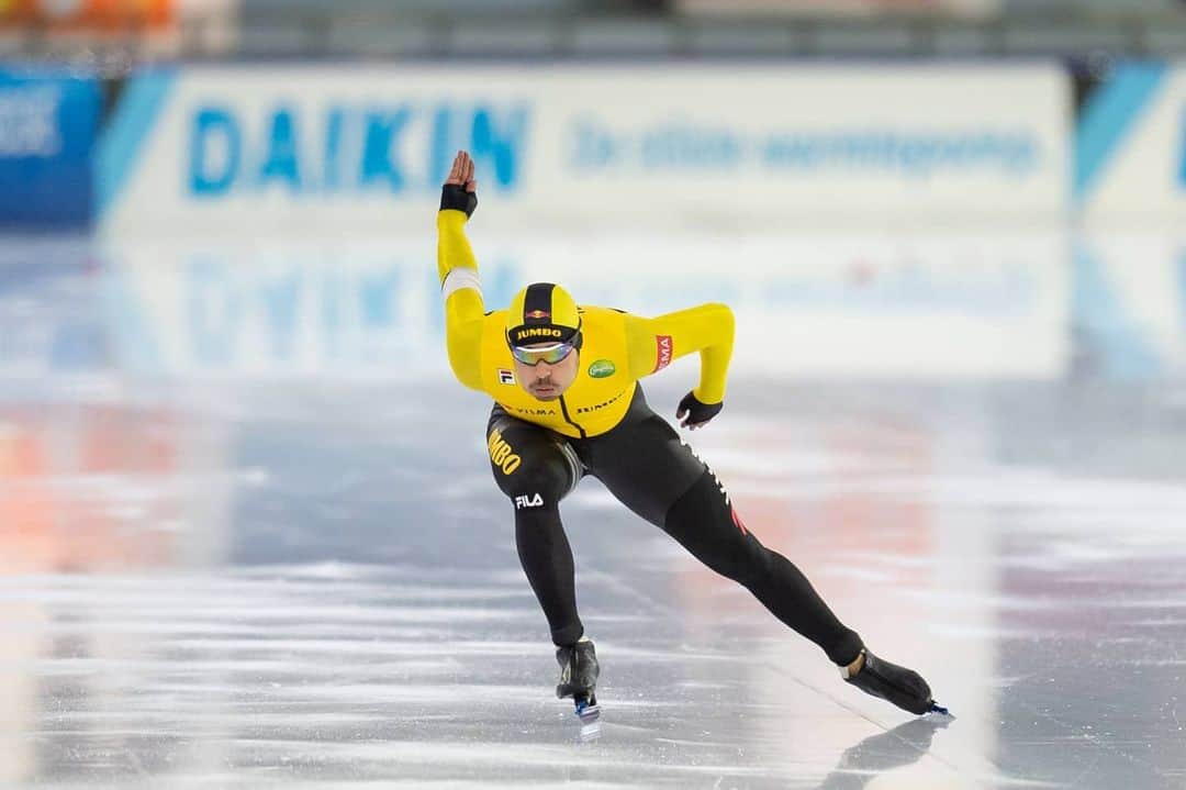 開フェルバイのインスタグラム：「NK sprint🥈 Gefeliciteerd @heinotterspeer  met de winst💪! #jumbovisma_ice #daikinnkafstanden #quality」