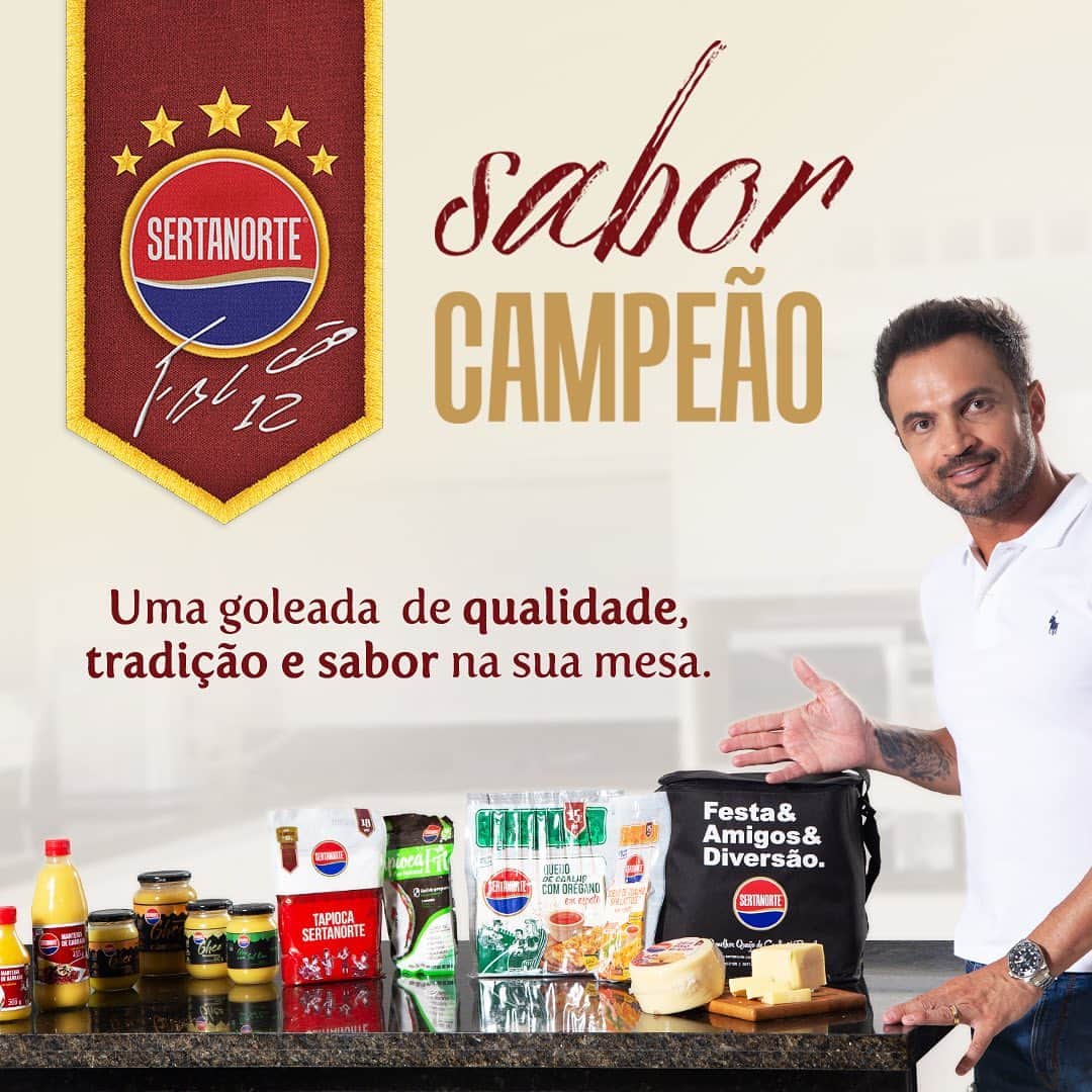 アレッサンドロ・ローザ・ヴィエイラのインスタグラム：「A @sertanorte me escalou para apresentar a seleção campeã formada por seus produtos. Só tem craque nesse time!  #sertanorte #culinária #gastronomia #saboresquecelebram #sabornordestino #alimentacaosaudavel #culturaetradicao」