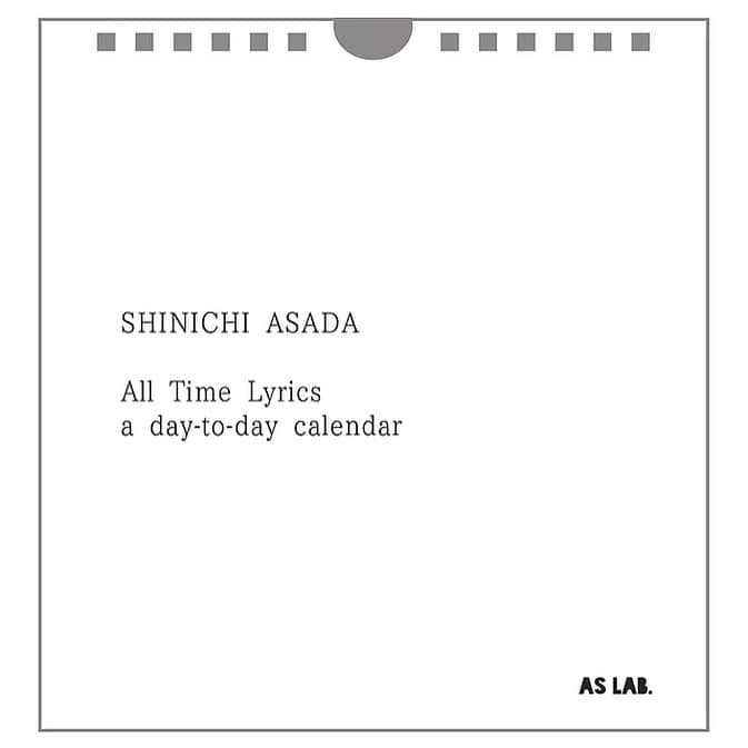浅田信一のインスタグラム：「#repost @asada_official ・・・ 🗓🗓🗓  【AS Lab. WEB STORE】  New item予約発売のお知らせ。  オールタイムリリックス 31枚綴り 日めくりカレンダー  SMILE1stアルバム「SMILE-GO-ROUND」から最新作「DREAMS」までの全ての歌詞の中から31フレーズを抜粋し、一ヶ月分の日めくりカレンダーにしました。 毎月くり返しながらご使用ください。  ⭐︎部数限定販売 売り切れ次第終了となります。  他詳細はオフィシャルHPにてご確認くださいませ。 URLはプロフィールのリンクからどうぞ💁🏻‍♂️  ※画像はイメージです。」