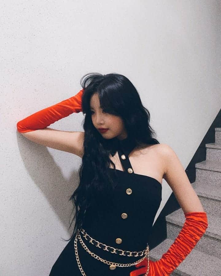 (G)I-DLEさんのインスタグラム写真 - ((G)I-DLEInstagram)「[#수진] 💋」11月30日 21時38分 - official_g_i_dle