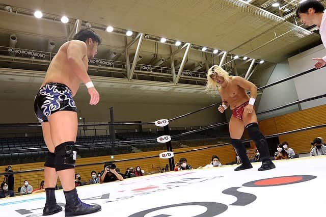 原田大輔のインスタグラム：「.  11.27 つくば大会  タイトルマッチに向けた前哨戦スタート！  #noah_ghc #プロレス格闘技dx」