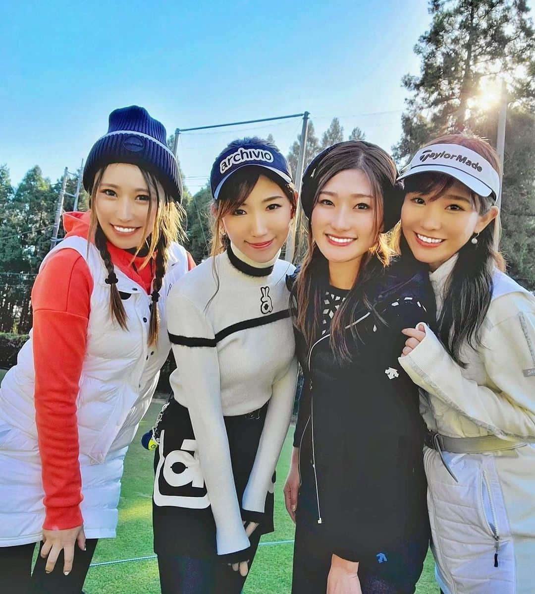 渡瀬茜のインスタグラム：「昨日はちなってぃーとしーのと、いちかるとの毎月恒例女子ゴルフ⛳️💗  昨日はめちゃくちゃ寒かったけど楽しかった😆💕  今日もこれからゴルフ⛳️ 今日は暖かそうだから頑張るよ😆  #golflife #golfstagram #japanesegirl #lecoqsportif #ゴルフファッション#ルコックゴルフ#lovegolf #girlswhogolf #cute #golfer #ゴルフ #ゴルフ女子 #ゴルフ大好き #golfholic #instagolf #高尔夫球 #골프 #ゴルフコーデ #ゴルフ #golf  #golfer #golfgirl #golflife #ladiesgolf #golfstagram #lovegolf」