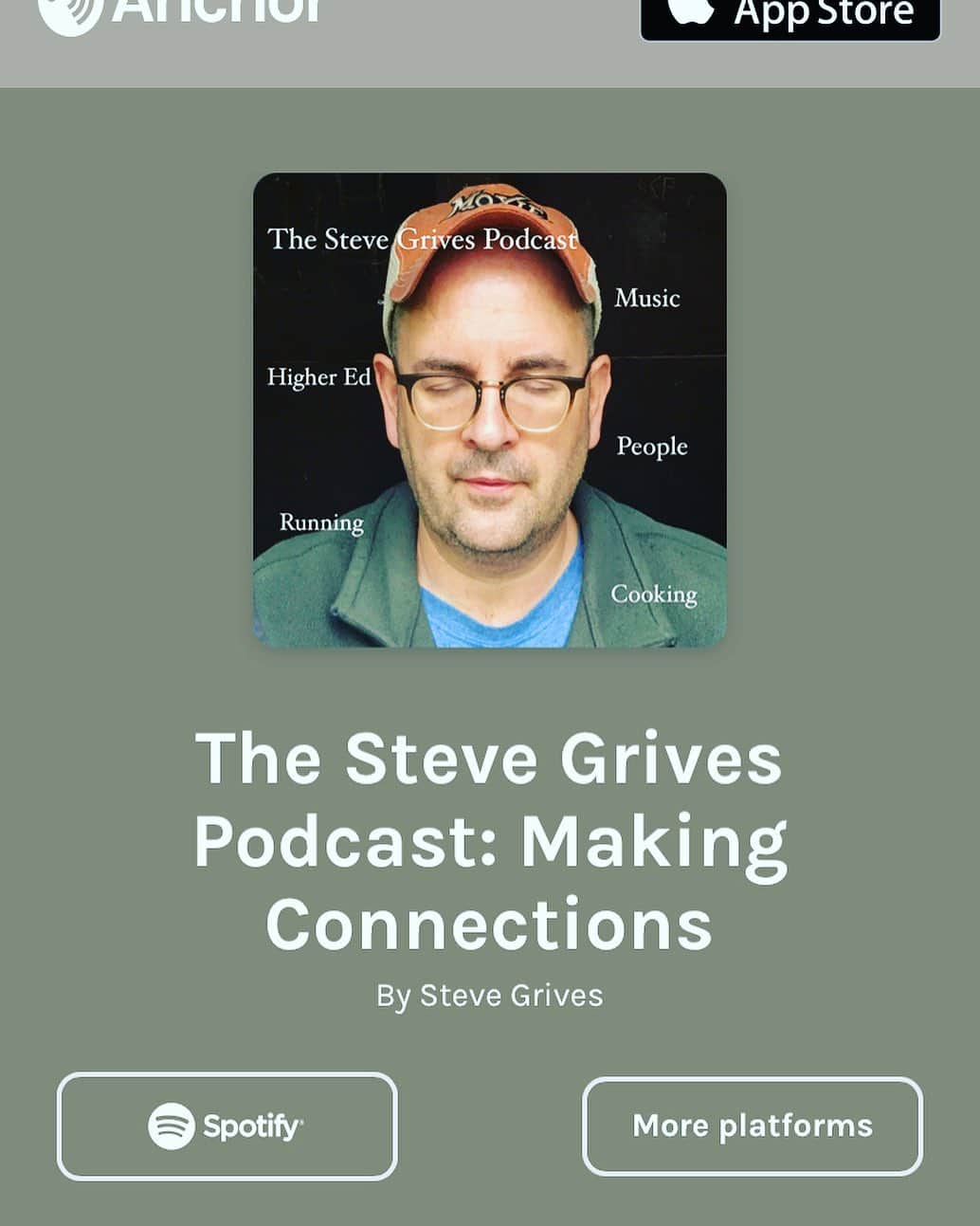 ポール・アデルスタインのインスタグラム：「Had the pleasure of talking to @bowdoincollege classmate @stevegrives for his podcast. We covered music, memory, and if we actually shared a bathroom. Check it out: LINK IN BIO」