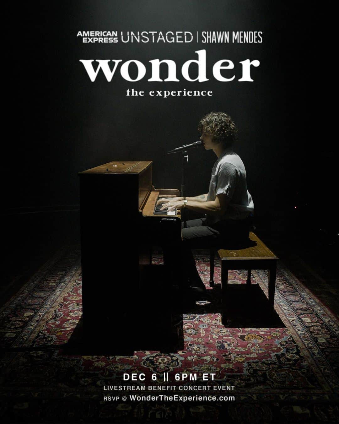 ショーン・メンデスのインスタグラム：「Performing some songs & telling some stories from the making of Wonder for #WONDERTHEEXPERIENCE, & proceeds will benefit the @shawnfoundation in our efforts to support youth changemakers」