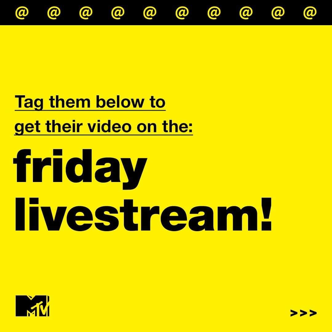 MTVさんのインスタグラム写真 - (MTVInstagram)「It's up to YOU whose music video gets played on the #FridayLivestream – and trust me, I know you have your idols & faves 🤪」12月1日 8時00分 - mtv
