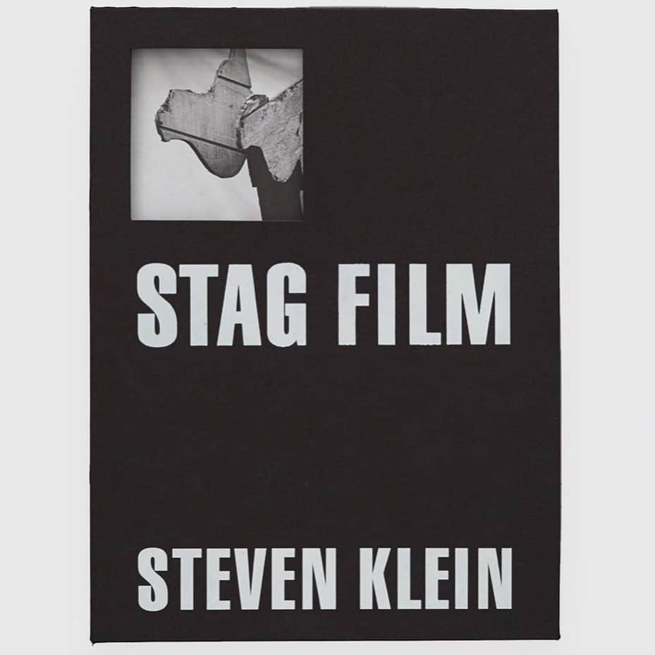 スティーヴン・クラインさんのインスタグラム写真 - (スティーヴン・クラインInstagram)「Link in bio to purchase limited edition Stag Book Publication. Stag Film, 2010 15 x 10 ½ inches; 60 pp.; with 60 full page, black & white offset prints; pictorial wrappers; held in black die cut cardboard box; white title stamping. Published in an edition of 2000 copies. In Stag Film Klein reproduces and sequences 60 black-and-white images culled from a larger photographic series on horse studding produced by the photographer. The process of horse studding has fascinated Klein, a well known horse enthusiast and competitor, and in Stag Film he trains his camera on the horse breeding routine involved in collecting a stallion s semen for implanting in mares. Quite literally, a stallion is led into the paddock and introduced to a dummy, or phantom mare. Using a combination of artificial inducements the stallion is drawn to mount and penetrates the dummy, into which its semen is projected. The act completed, the stallion descends and is led away. Although Klein s photographic series is, at first blush, purely documentary, the artist Klein is never a mere literalist and therefore, Stag Film continues his artistic investigation into form, shape, body movement and pose. Like his earlier bodies of work, his enduring subject in Stag Film is how we harness, form and reform a body s natural shape for theatrical and often erotic effect.」12月1日 8時21分 - stevenkleinstudio