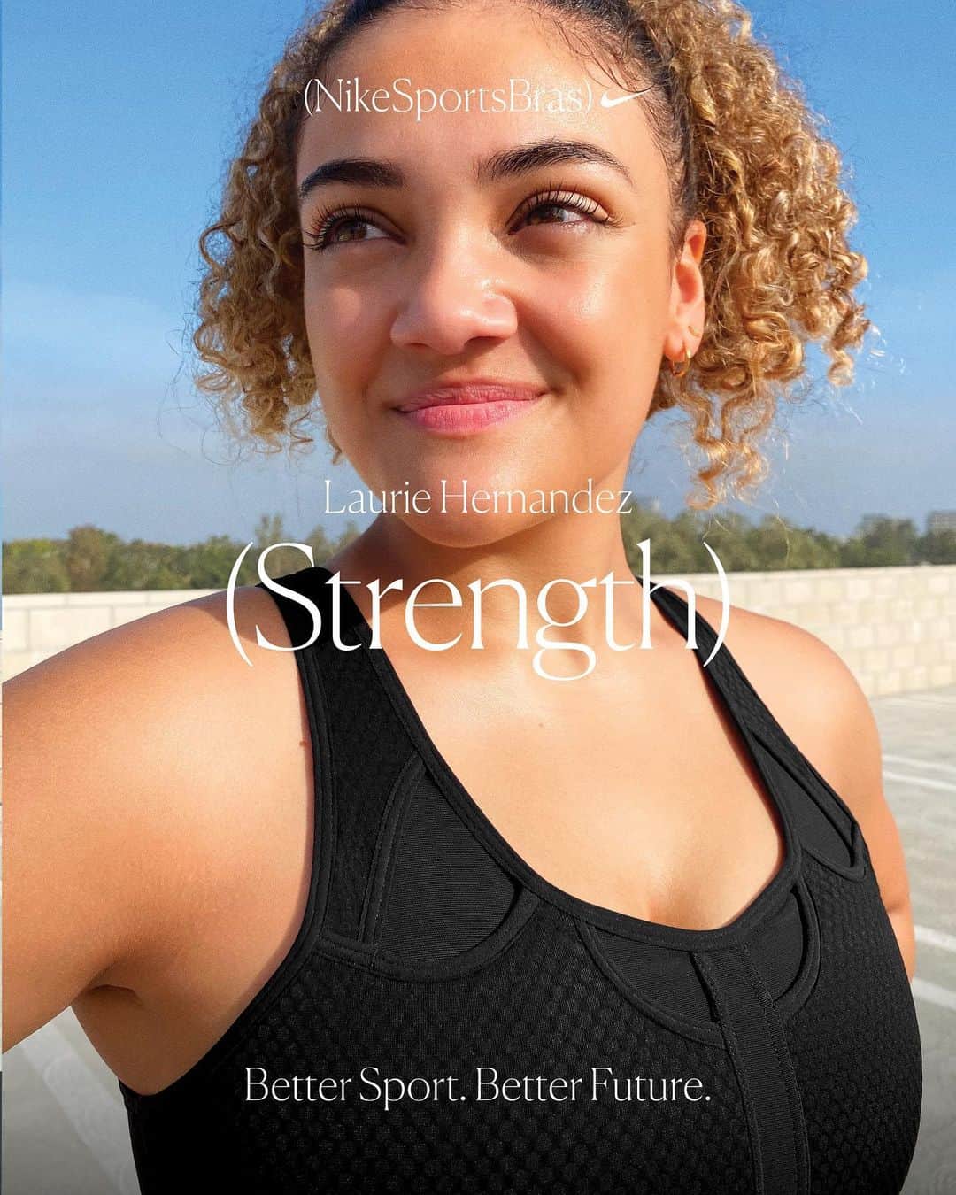Nike Womenさんのインスタグラム写真 - (Nike WomenInstagram)「For @LaurieHernandez, sport = strength. But not just physical strength: sport gave her the grit to push forward. The drive to take on new challenges. The support that keeps her going…and the patience to make it to 2021. 🥇💪 #BetterSportBetterFuture」12月1日 0時01分 - nikewomen