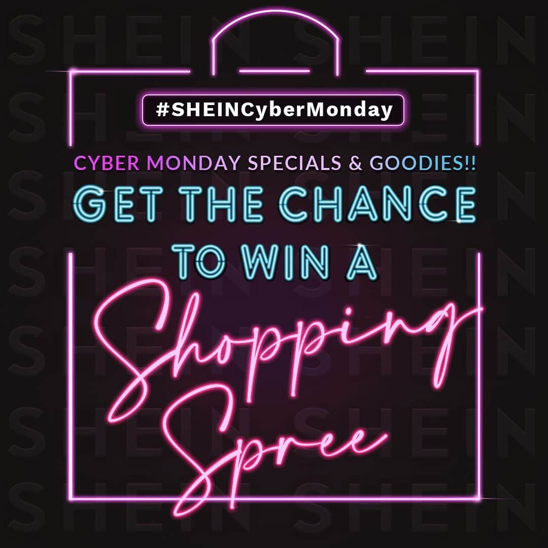 SHEINさんのインスタグラム写真 - (SHEINInstagram)「SHEIN CYBER MONDAY GIVEAWAY ALERT! ✨  #SHEINCyberMonday is here and we're giving away some MAJOR prizes to make up for any missed Black Friday deals! 5 lucky winners will be randomly selected to shop on SHEIN for FREE. Who's ready to win? 🙋‍♀️✨  🌟 Rules: ✅ FOLLOW @sheinofficial & LIKE this post. ✅ COMMENT on this post and tell us how many orders you made this Black Friday. ✅ TAG 3 BFFs so they can enter too!  ⏰ We'll announce the winners on 12.3 on our stories! 😉  𝙴𝚟𝚎𝚛𝚢 𝚠𝚒𝚗𝚗𝚎𝚛 𝚌𝚊𝚗 𝚜𝚑𝚘𝚙 𝚊𝚝 𝚝𝚑𝚎 𝚑𝚒𝚐𝚑𝚎𝚜𝚝 𝚟𝚊𝚕𝚞𝚎 𝚘𝚏 $𝟷𝟶𝟶𝟶 𝚒𝚗 𝚝𝚘𝚝𝚊𝚕.  Please Note: 1. Your accounts need to be public so that we could see your entries.⁣ 2. The gift code needs to have an email address registered to a SHEIN account. Multiple winners with the same address would be treated as one winner with one gift code. 3. SHEIN reserves the right to final interpretation.」12月1日 0時04分 - sheinofficial