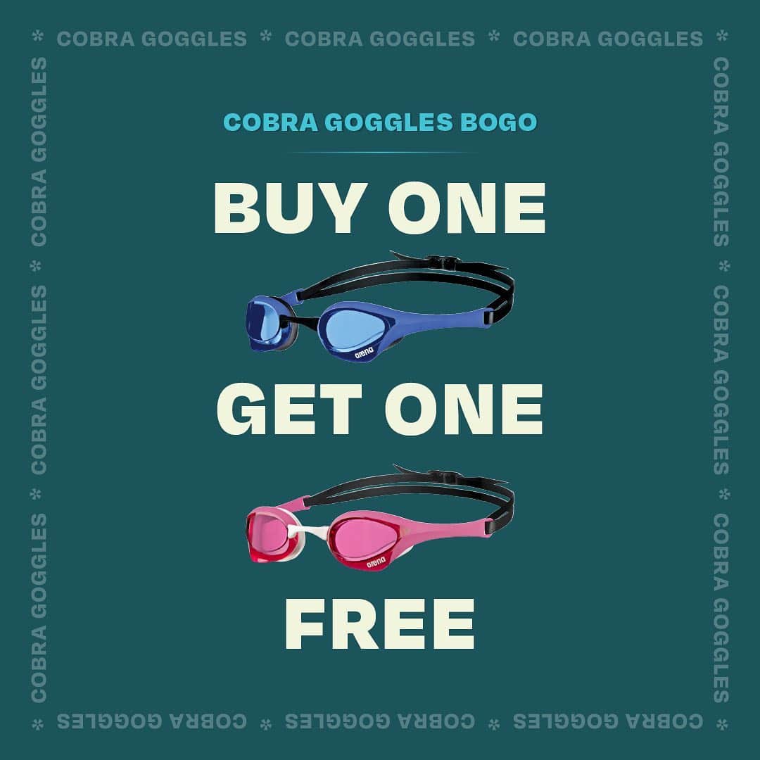 arenausaさんのインスタグラム写真 - (arenausaInstagram)「Our biggest goggle deal EVER is on!  BUY ONE GET ONE!!  2 Cobra Ultras for $55  2 Cobra Cores for $50  2 Cobras for $45  Hit the link in our bio to shop now!!  #cybermonday #arenausa」12月1日 0時34分 - arenausa