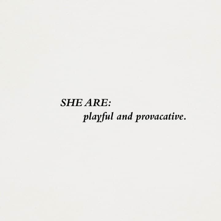 のインスタグラム：「SHE ARE:  playful and provocative. ⁣ #Blumarine #BlumarineWildRoses⁣ #BlumarineSheAre #BlumarineFW20⁣」