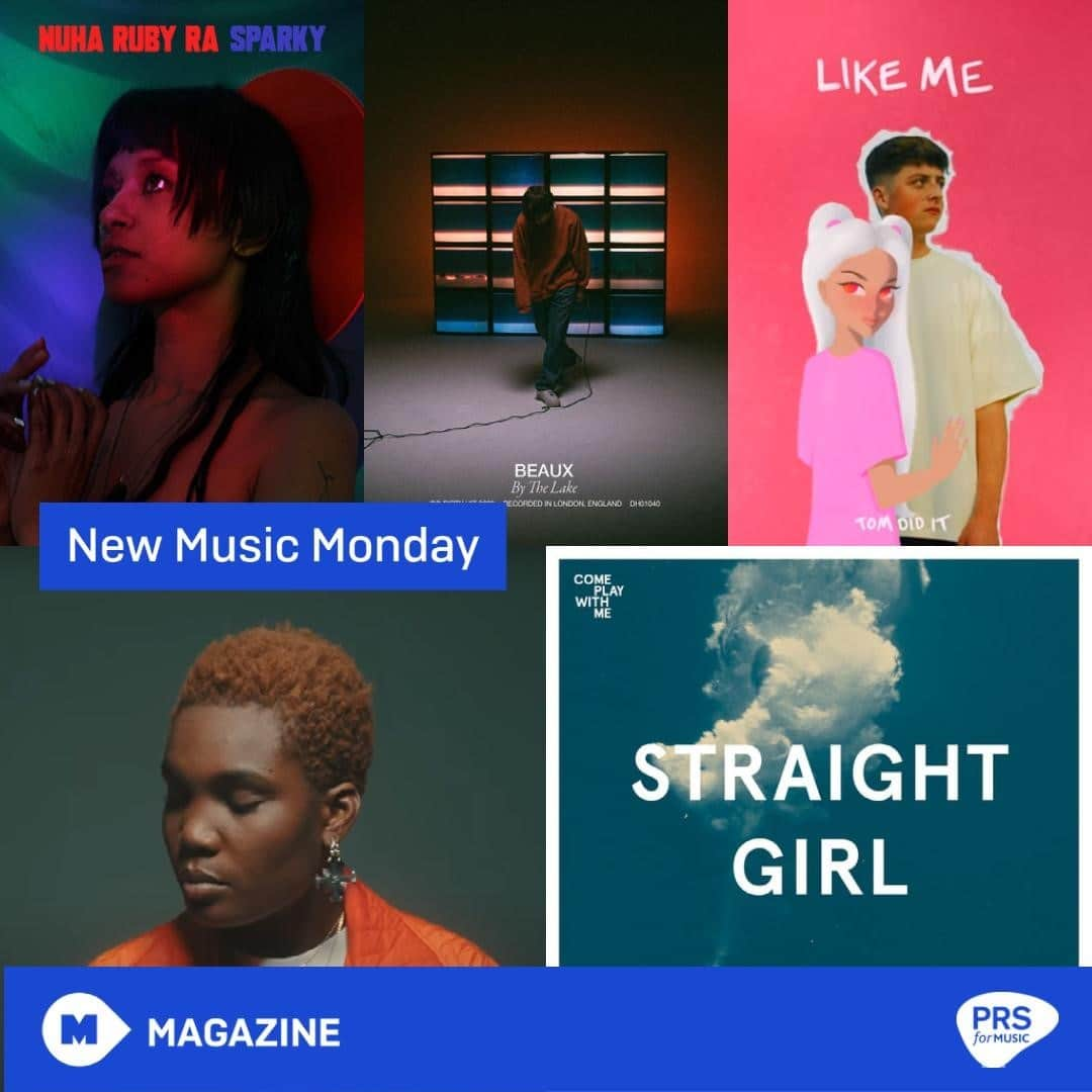 PRS for Musicのインスタグラム：「It's #NewMusicMonday time, this week we've got the latest tracks from  @arlo.parks, @tomdiditt, @nuha__ruby__ra__, @straightgirluk and @beauxsouth on repeat.  LISTEN 🎧> LINK IN BIO」