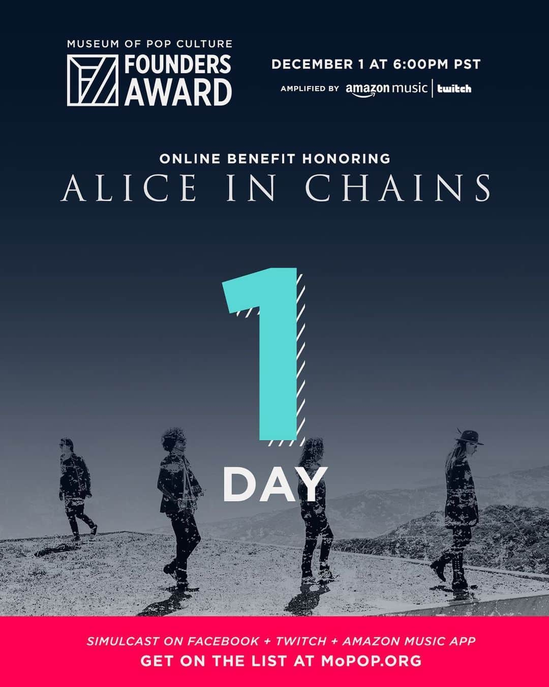 ダフ・マッケイガンさんのインスタグラム写真 - (ダフ・マッケイガンInstagram)「Only 1 day until @mopopseattle’s #FoundersAward fundraiser honoring @aliceinchains.   Get on the list at » MoPOP.org/FoundersAward」12月1日 1時55分 - duffmckagan