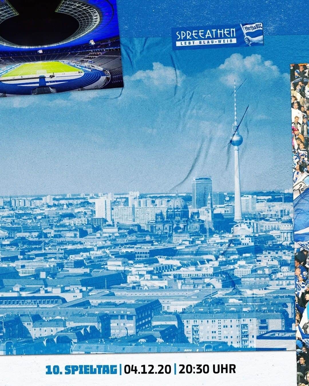 ヘルタ・ベルリンさんのインスタグラム写真 - (ヘルタ・ベルリンInstagram)「Derbymodus 🔛, Berlin in 🔵⚪️! . . #BSCFCU #HaHoHe #herthabsc」12月1日 2時47分 - herthabsc