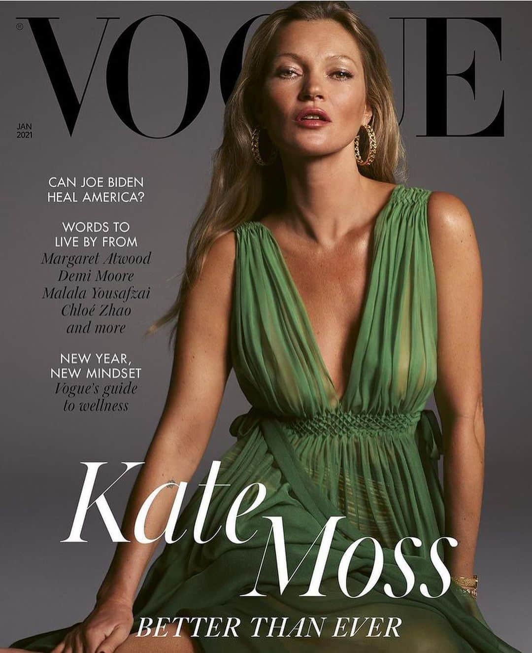 IMG Modelsさんのインスタグラム写真 - (IMG ModelsInstagram)「Better Than Ever. 👑 #KateMoss covers the new @britishvogue. #📷 @mertalas + @macpiggott #👗 @edward_enninful #✂️ @paulhanlonhair #💄 @lucia_pieroni #⭐️ #IMGstars」12月1日 3時14分 - imgmodels