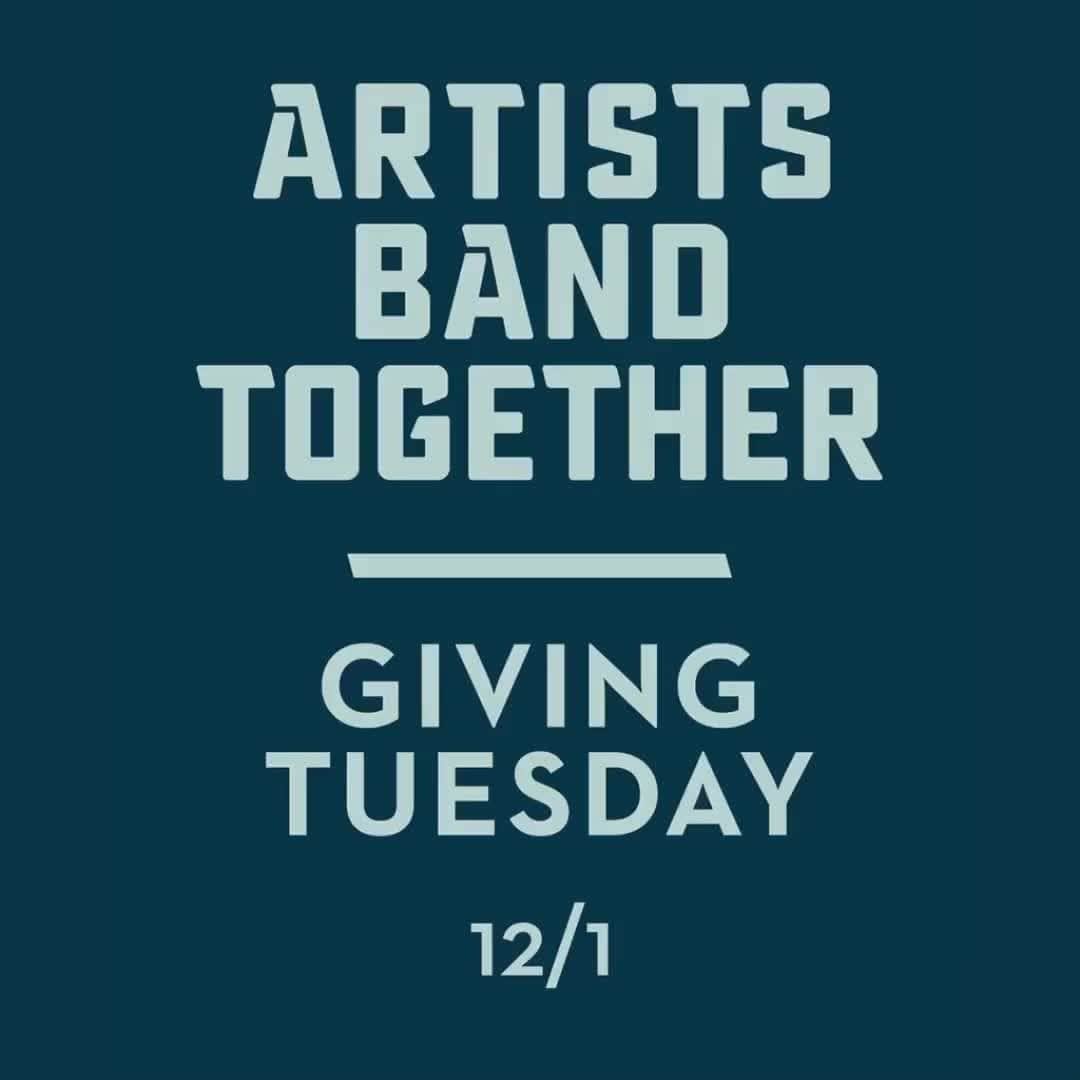 のインスタグラム：「@artistsbandtogether is back for #GivingTuesday! Launching today, 11/30, 4pm PST and will run through 12/10, 4pm PST, this will be your last chance to get your hands on the limited edition ABT bandanas AND the ABT SIGNED bandana set. 100% of proceeds go to @risefreeorg, @conmijente and @wokevote, who are registering, educating and mobilizing voters in Georgia ahead of the January 5th, run-offs. The proceeds from your Artists Band Together purchase will contribute to on-the-ground organizing efforts led by these nonpartisan organizations. Available through @ebay for Charity, link in my bio. Thanks for the support! -S ⁠ Individual bandanas from all 15 ABT artists:⁠ ⁠- Rise Up, 2020, Victoria Cassinova / @vcassinova⁠ ⁠- Untitled (Flag), 2020, Barbara Kruger⁠ - ⁠The Four Moods of Voting, 2020, Christine Sun Kim / @chrisunkim⁠ - ⁠Our Hands - Our Future, 2020, Shepard Fairey / @obeygiant⁠ ⁠- The Fall of Man, 2020, Xavier Schipani / @xavierschipani⁠ - ⁠Together Forever, 2020, Luchita Hurtado⁠ ⁠- For Sorrow or Inspiration, 2020, Christina Quarles / @cequarles⁠ ⁠- © LET ME STAND, 2020, Jenny Holzer, member Artist -Rights Society (ARS) ⁠/ @jennyholzerstudio⁠ ⁠- Untitled, 2020, Rirkrit Tiravanija⁠ ⁠- Harmony, 2020, Umar Rashid / @frohawktwofeathers⁠ - Blue Wave, 2020, Alex Israel / @alexisrael⁠ - Resist, 2020⁠, Marilyn Minter / @marilynminter⁠ ⁠- The clouds rain on all our bones, 2020, Merritt Johnson / @me.rritt⁠ ⁠- Campaign Logo 001, 2020, Juliana Huxtable / ⁠@julianahuxtable⁠ ⁠- Allies Matter, 2020, Hank Willis Thomas For Freedoms / @hankwillisthomas⁠ ⁠ SIGNED set includes bandanas by:⁠ ⁠- Untitled, 2020, Rirkrit Tiravanija / #RirkritTiravanija⁠ - Rise Up, 2020, Victoria Cassinova / @vcassinova⁠ - Resist, 2020⁠, Marilyn Minter / @marilynminter⁠ - Our Hands - Our Future, 2020, Shepard Fairey / @obeygiant⁠ - The clouds rain on all our bones, 2020, Merritt Johnson / @me.rritt⁠ - Harmony, 2020, Umar Rashid / @frohawktwofeathers⁠ - The Fall of Man, 2020, Xavier Schipani / @xavierschipani⁠ ⁠- Allies Matter, 2020, Hank Willis Thomas For Freedoms / @hankwillisthomas⁠ - For Sorrow or Inspiration, 2020, Christina Quarles / @cequarles」