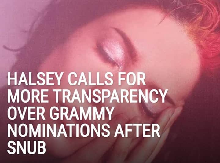 Alternative Pressさんのインスタグラム写真 - (Alternative PressInstagram)「@iamhalsey breaks her silence following her 2021 @recordingacademy snub by addressing the award show’s lack of transparency over the nominations process⁠ LINK IN BIO⁠ .⁠ .⁠ .⁠ #halsey #grammys #grammys2021 #recordingacademy #altpress #alternativepress」12月1日 9時01分 - altpress