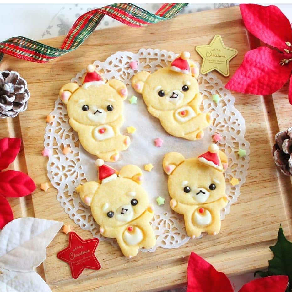 Rilakkuma US（リラックマ）さんのインスタグラム写真 - (Rilakkuma US（リラックマ）Instagram)「@candy_ktka made these amazing Korilakkuma holiday cookies and even made a little Santa beard for each one! 🎅  Show off your Rilakkuma holiday items by tagging it with #RilakkumaUS for a chance to be featured here!  #rilakkumaus #rilakkuma #sanx #kawaii #christmasfood #cookies #Korilakkuma  #sweets #baking #cutefood #リラックマ #サンエックス」12月1日 3時34分 - rilakkumaus