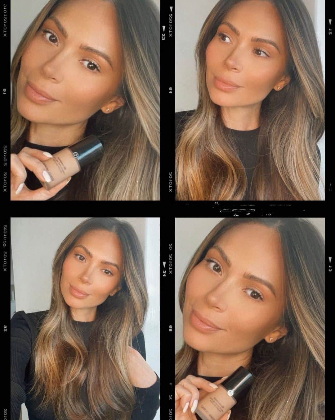Marianna Hewittのインスタグラム：「Raise your hand if you tried @armanibeauty luminous silk because of me 🙋🏻‍♀️ It truly is my favorite foundation which is why I’ve been wearing it for so many years — I love how it looks on my skin and how buildable it is from a light makeup day to full glam   I’m wearing Luminous Silk in shade 5.25, Luminous Silk concealer in shade 5 and fluid sheer in shade 11 — all available at @sephora #ad」