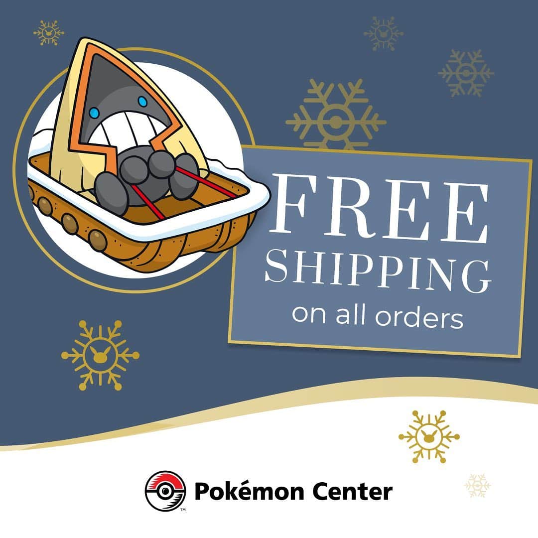 Pokémonさんのインスタグラム写真 - (PokémonInstagram)「🎁 Free shipping on all orders 📆 Through 12/2 📍 At the #PokemonCenter  🇺🇸🇨🇦 Tap the link in our bio, US and Canadian Trainers!」12月1日 5時31分 - pokemon