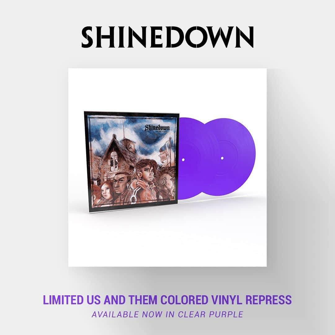 Shinedownさんのインスタグラム写真 - (ShinedownInstagram)「Shop our new SD Limited Line, exclusive box set with only 2k units available worldwide, and reissue of all 6 albums on exclusive colored vinyl (including updated 15th anniversary ‘Us and Them’ cover). ⚡️  #shinedown #shinedownmerch #shinedownvinyl #cybermonday #sdlimited #newapparel」12月1日 6時49分 - shinedown