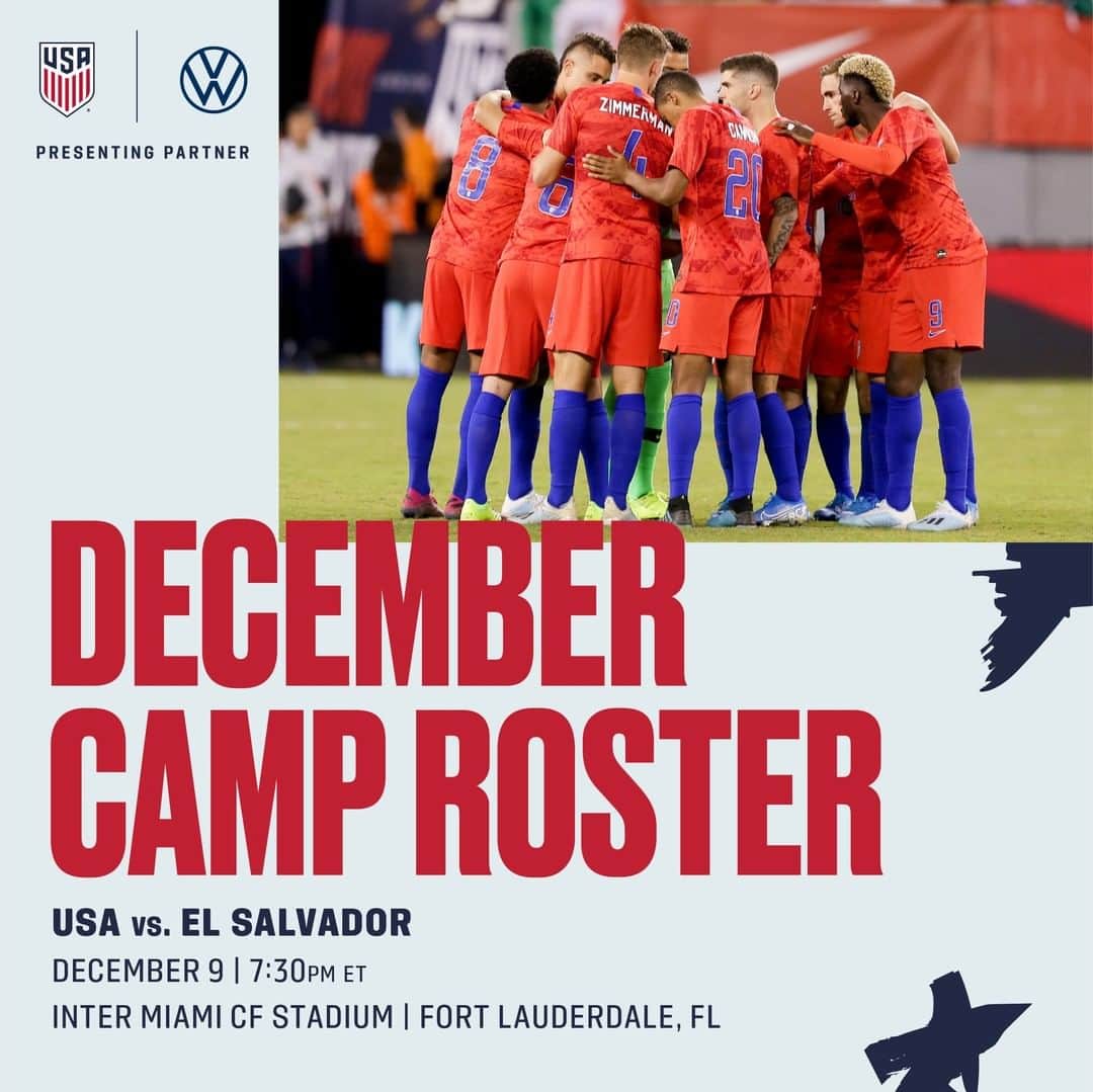 サッカー アメリカ代表チームさんのインスタグラム写真 - (サッカー アメリカ代表チームInstagram)「📰: Gregg Berhalter has named a 22-player #USMNT roster to begin training camp ahead of #USAvSLV on December 9 @intermiamicf Stadium.   Head to ussoccer.com to see the full list of players!   Additional players may be added following the completion of this week’s MLS Western Conference Semifinals.」12月1日 7時07分 - usmnt