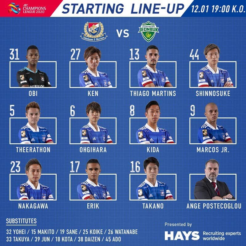 横浜F・マリノスのインスタグラム