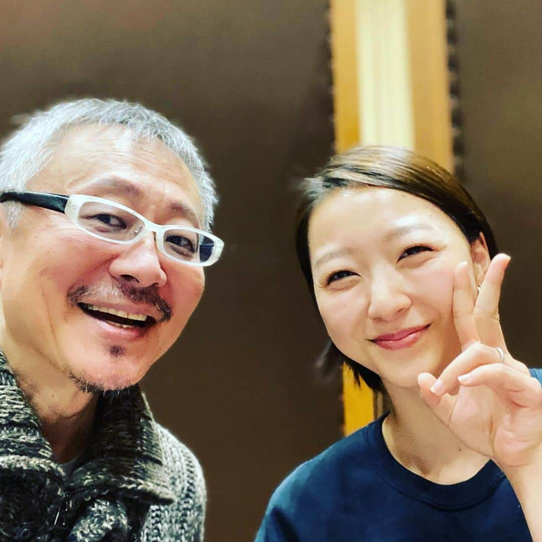 松尾貴史さんのインスタグラム写真 - (松尾貴史Instagram)「元 #新体操 #日本代表 の #畠山愛理 さんと。 #ネギ #松尾堂 #トーキングウィズ松尾堂 #nhkfm」12月1日 17時55分 - kitsch.matsuo