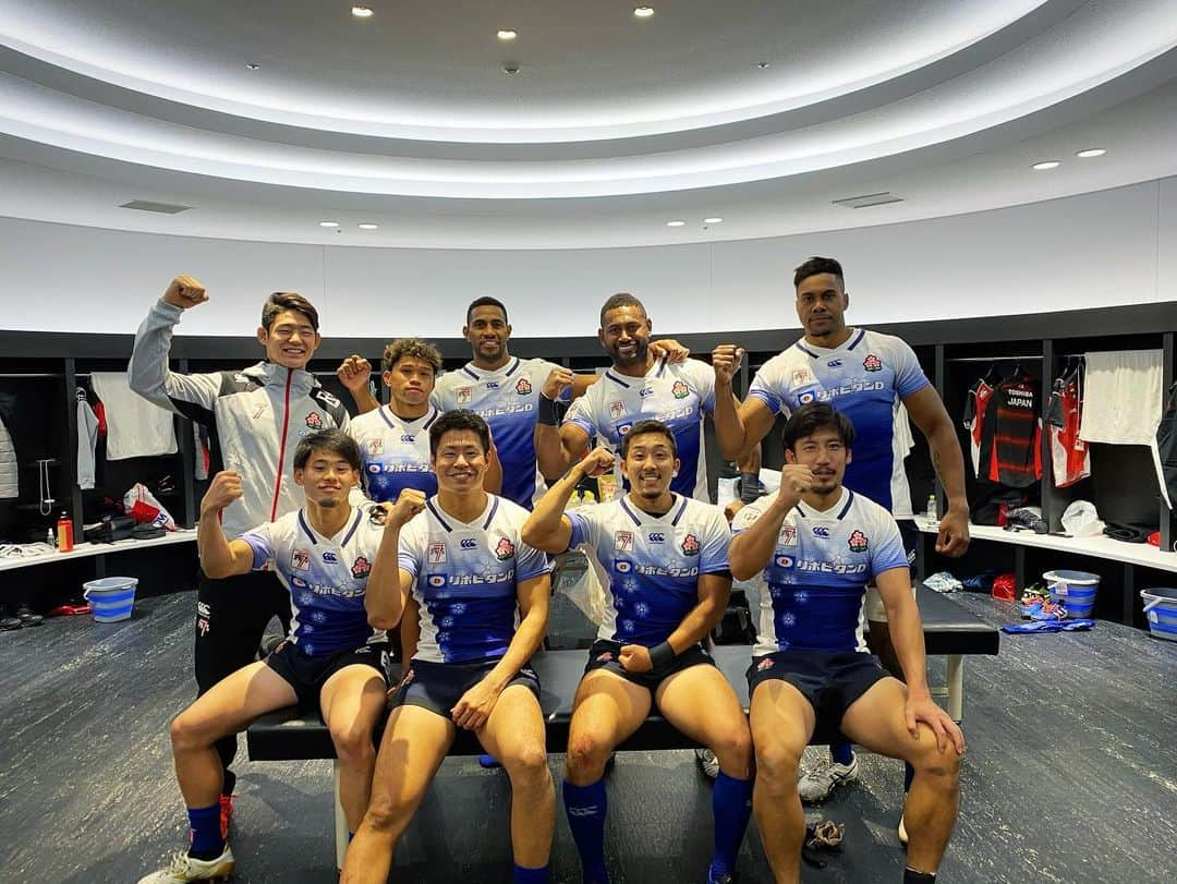 藤田慶和さんのインスタグラム写真 - (藤田慶和Instagram)「BLUE🔵WIN🏆 👨‍👨‍👦‍👦→🙌 #セブンズ #日本代表 #sevens #japan #世界一楽しもう #熊谷」12月1日 18時03分 - yoshikazu15