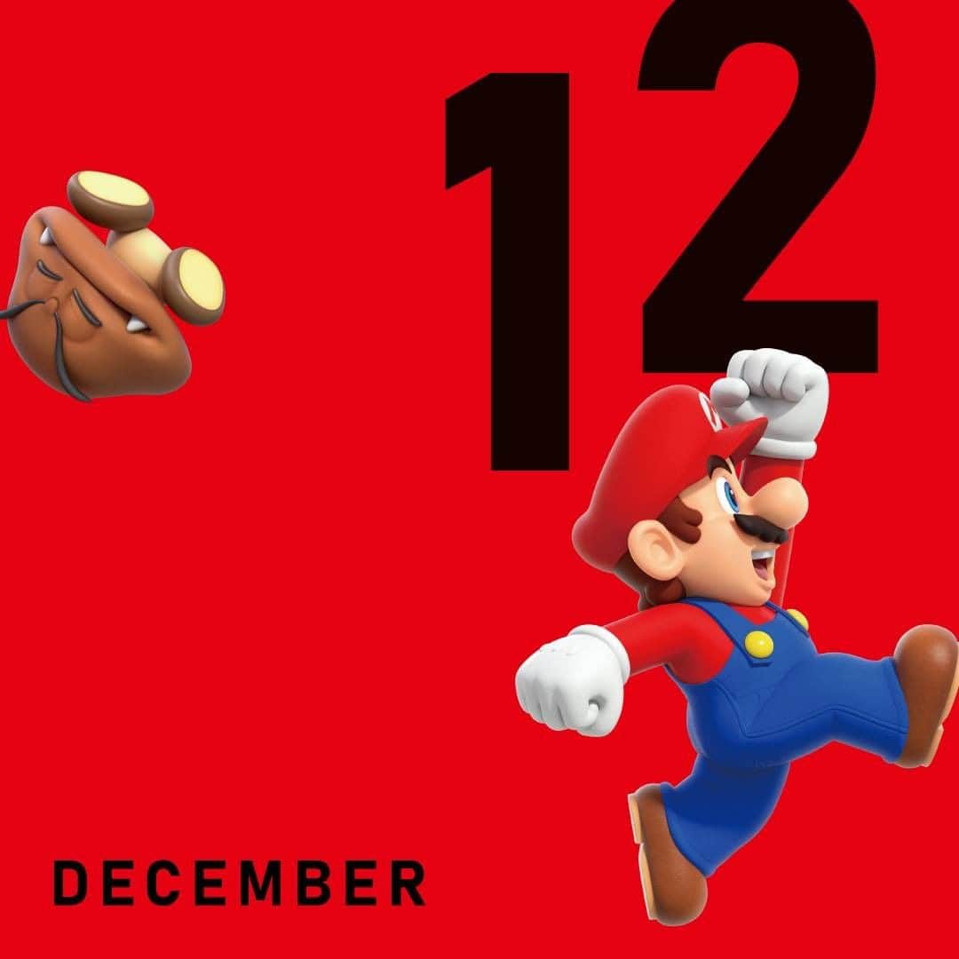 任天堂さんのインスタグラム写真 - (任天堂Instagram)「#2020年 #12月のカレンダー #マリオ #MARIO #December #calendar」12月1日 10時09分 - nintendo_jp