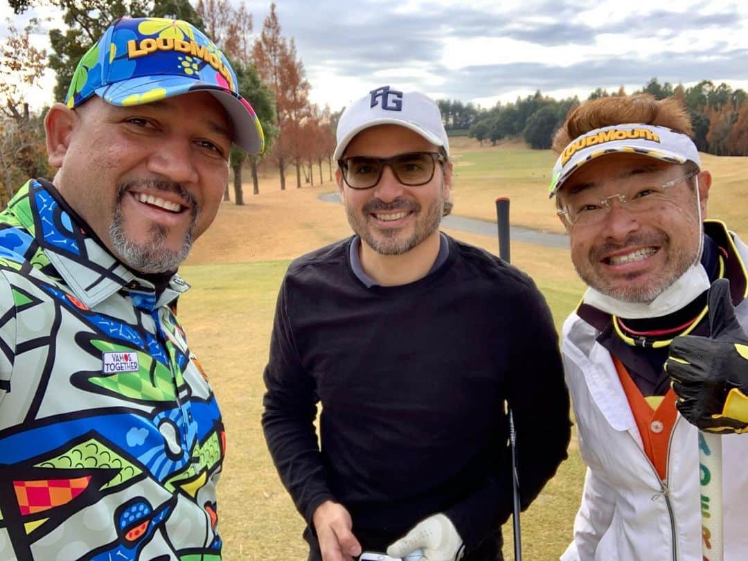アレックス・ラミレスさんのインスタグラム写真 - (アレックス・ラミレスInstagram)「Golf time 😀 @loudmouth_japan_official  #greatfriends @kiyohisa.imai @tokyo_scorpion」12月1日 10時25分 - ramichan3